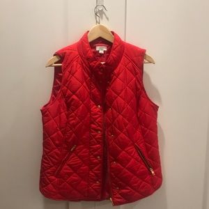 Red Puffer Vest
